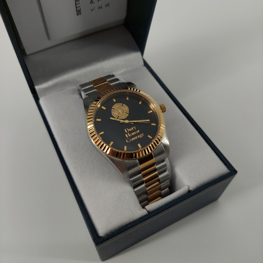 Bradford Exchange Men's Firefighter Watch